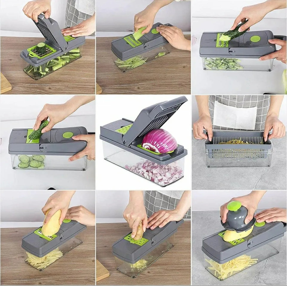 16-In-1 Multifunctional Vegetable Chopper
