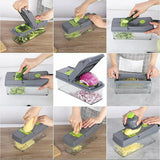 16-In-1 Multifunctional Vegetable Chopper