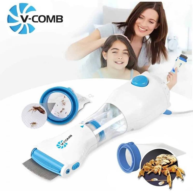 Electric V Comb Head Lice Removal Machine