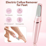 WEIMEI Electric Foot File – Rechargeable Callus Remover with Dual Speed & 2 Roller Heads