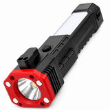 Versatile High Power Led Flashlight Focus Light Power Bank and Window Hammer