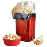 Oil Free Mini Popcorn Maker  | Hot Air Popcorn Machine | Electric Popcorn Popper for Home & Kids | 1200W